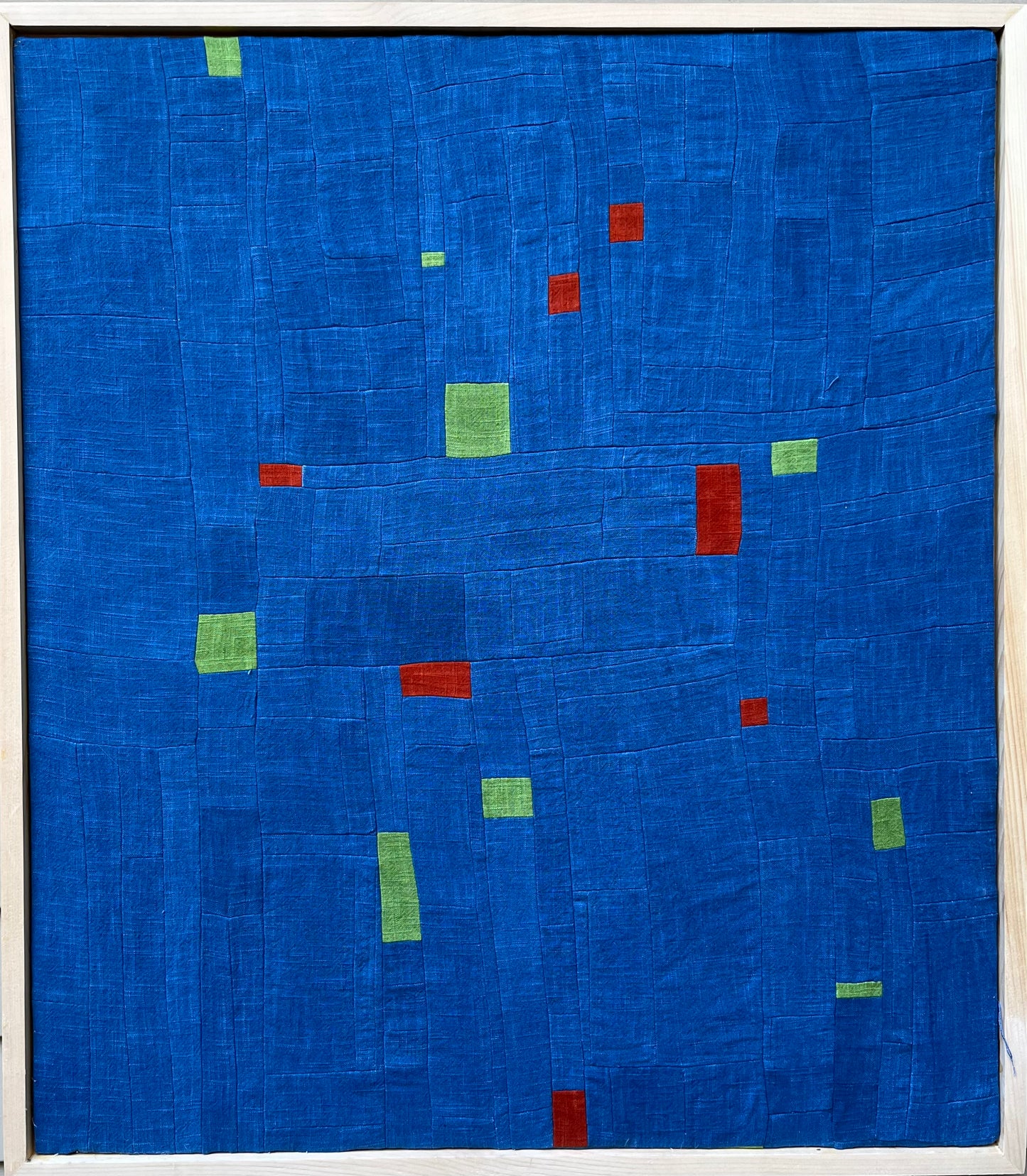 34” x 39” blue