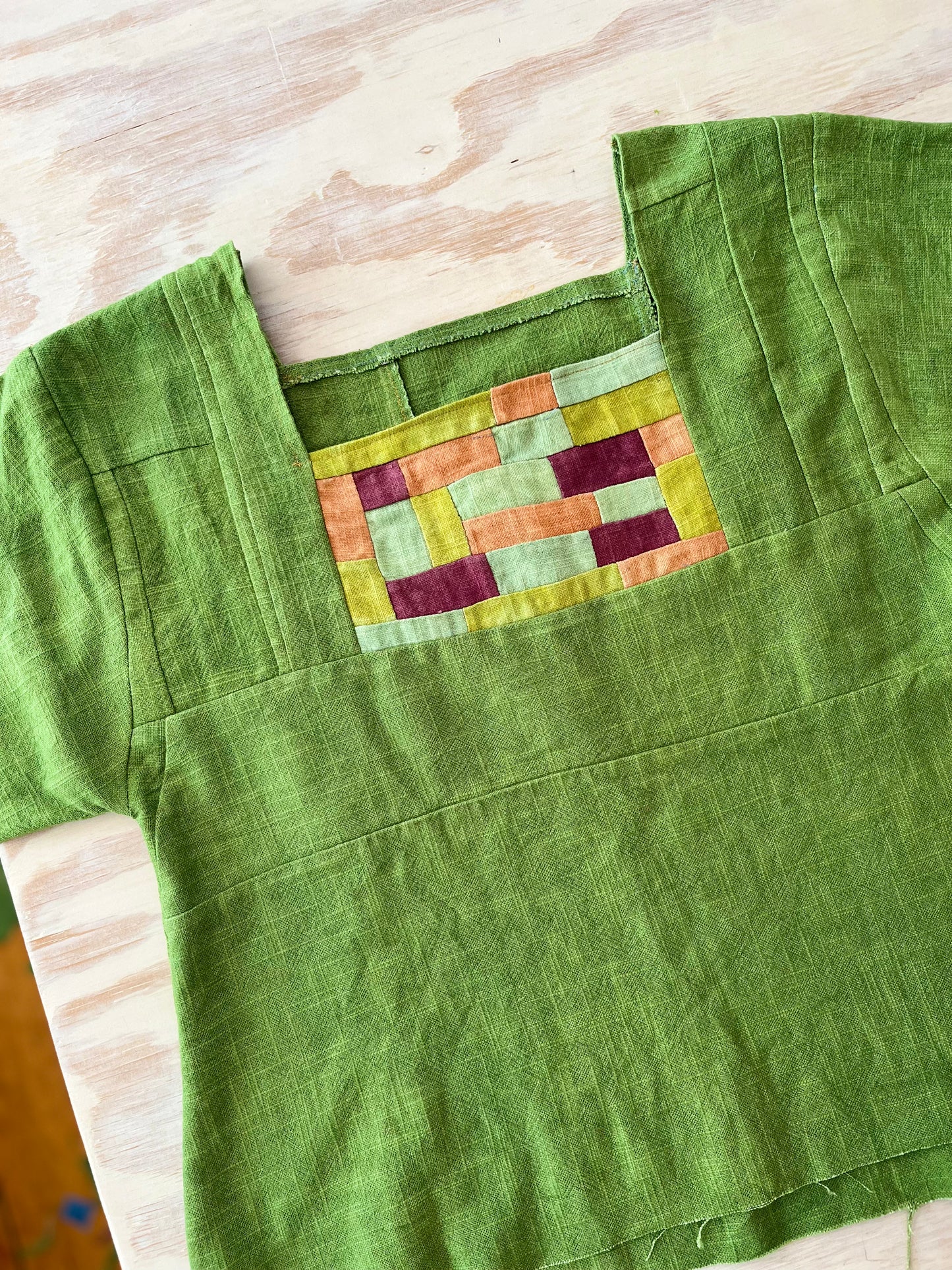 Green shirt