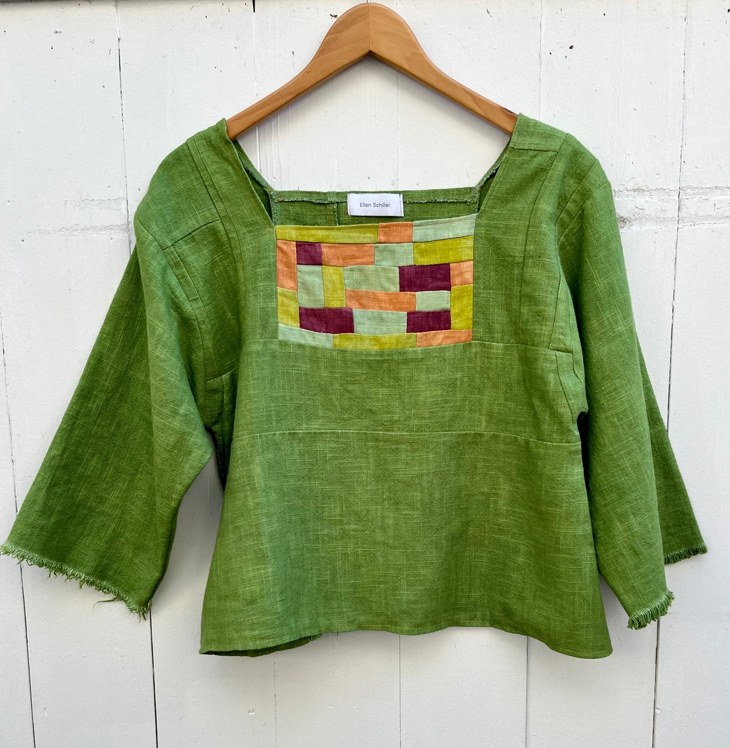 Green shirt