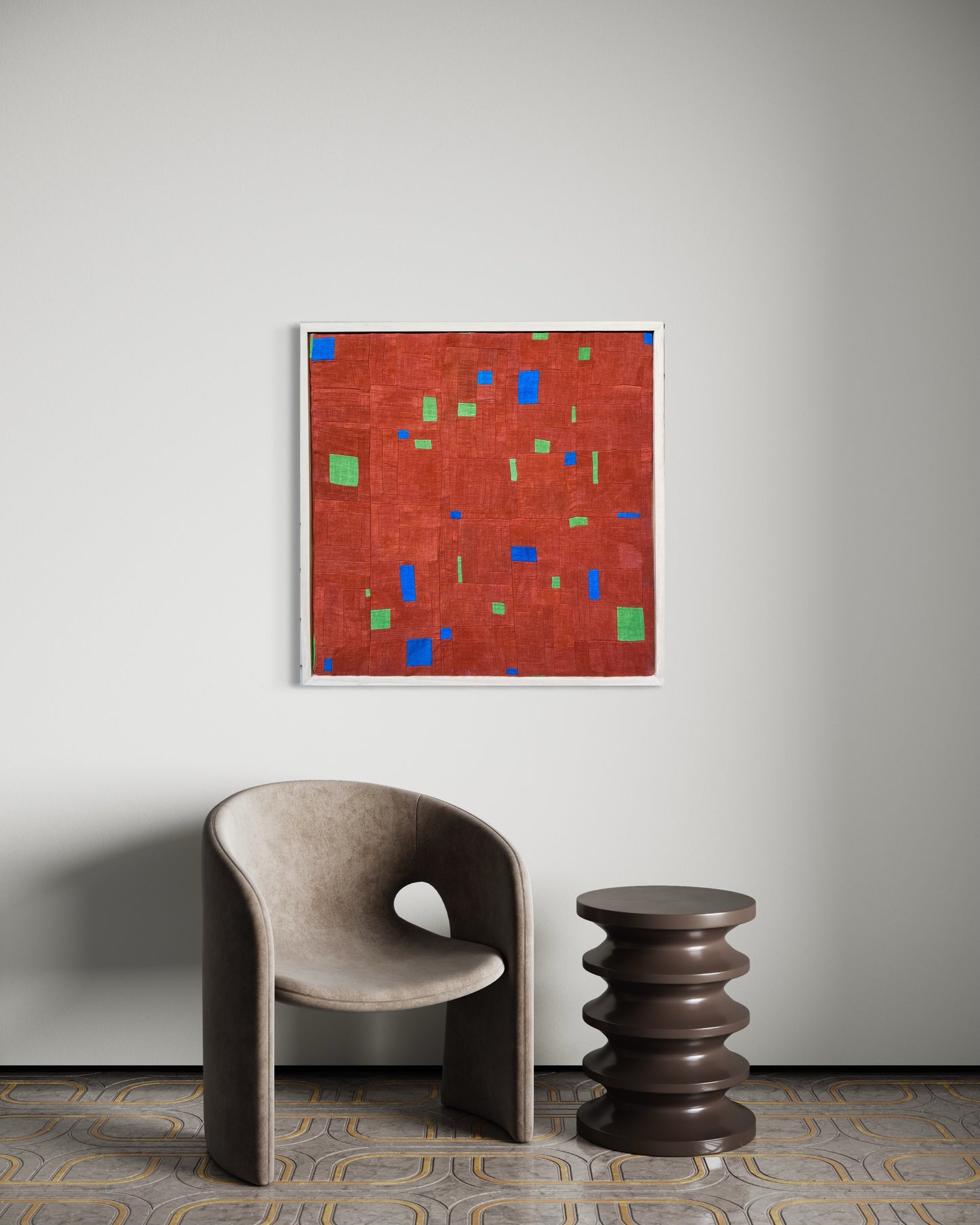 30” x 31” deep orange
