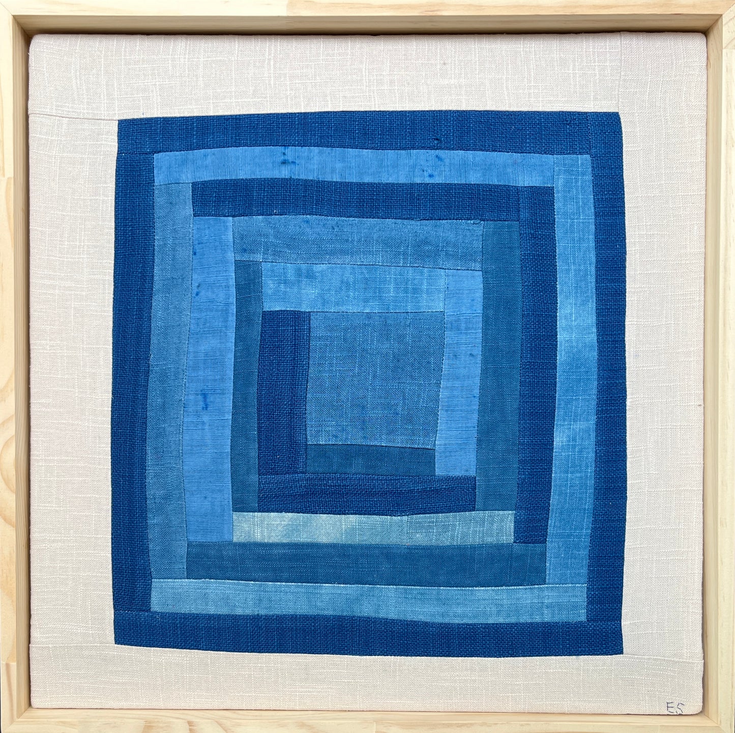 Blue on Blue 20 x 20